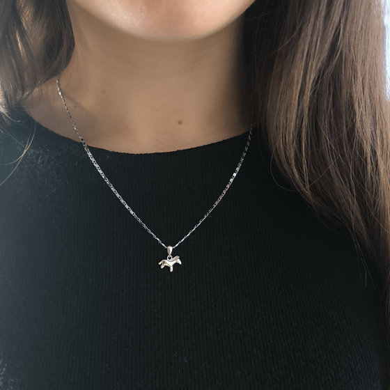 Серебряная подвеска без камней