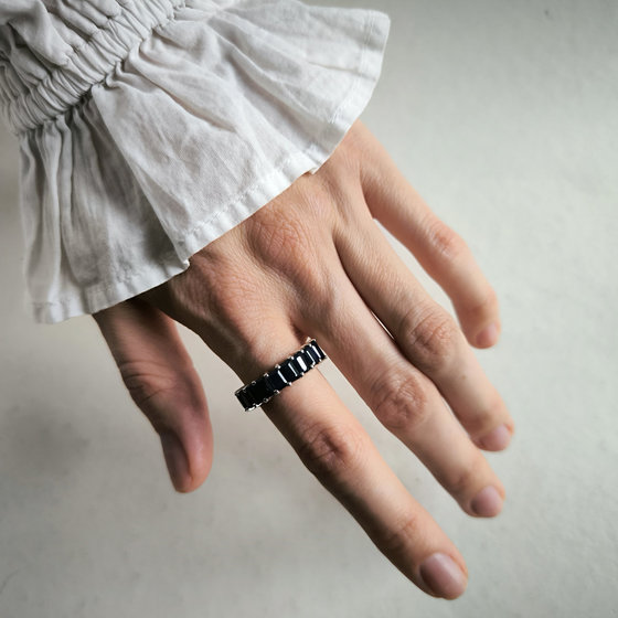 Серебряное кольцо с сапфиром 3.583ct