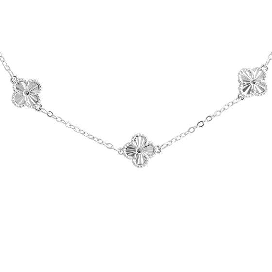 Серебряное колье без камней