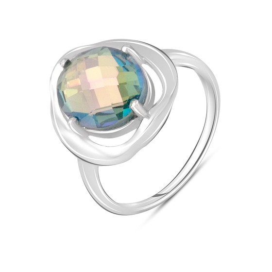 Серебряное кольцо с мистик топазом 1.613ct