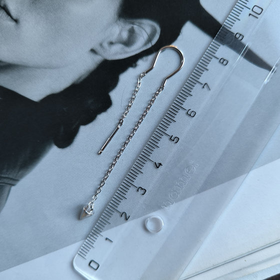 Серебряные серьги без камней