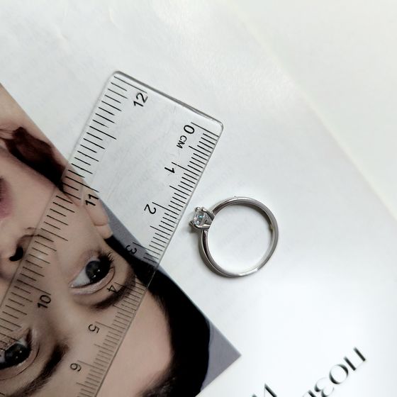 Silver Ring with Fianites