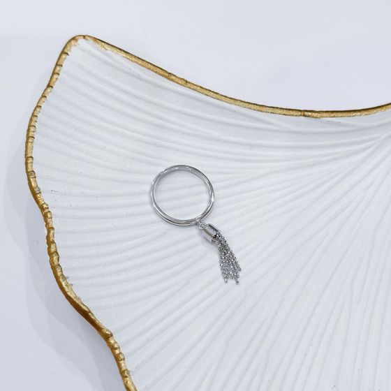 Серебряное кольцо без камней