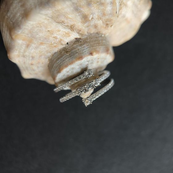 Silver Ring with Fianites