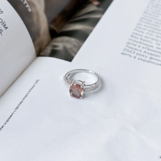 Серебряное кольцо с султанитом 2.795ct