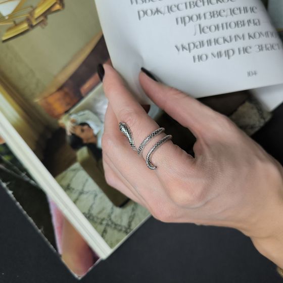 Silver ring without stones