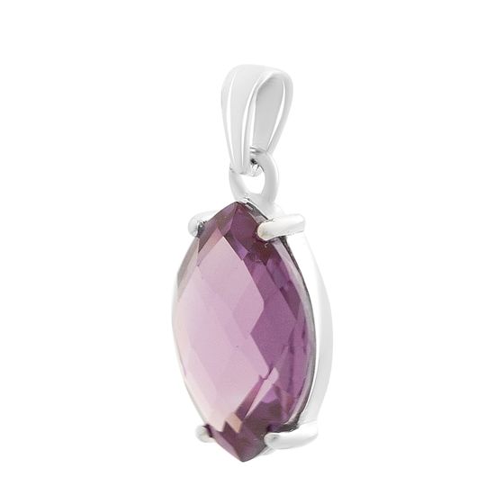 Серебряная подвеска с александритом 7.37ct
