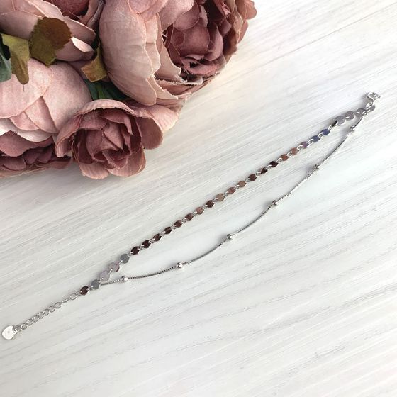 Серебряный браслет без камней