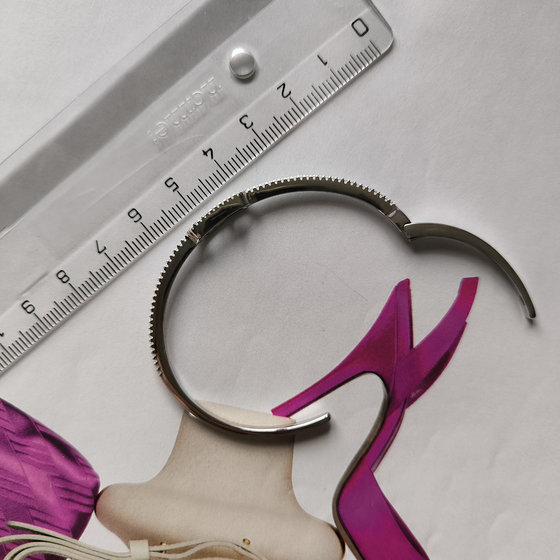 Серебряный браслет с фианитами