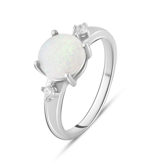 Серебряное кольцо с опалом 1.067ct