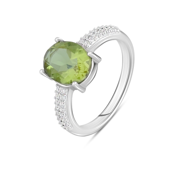 Серебряное кольцо с султанитом 2.795ct