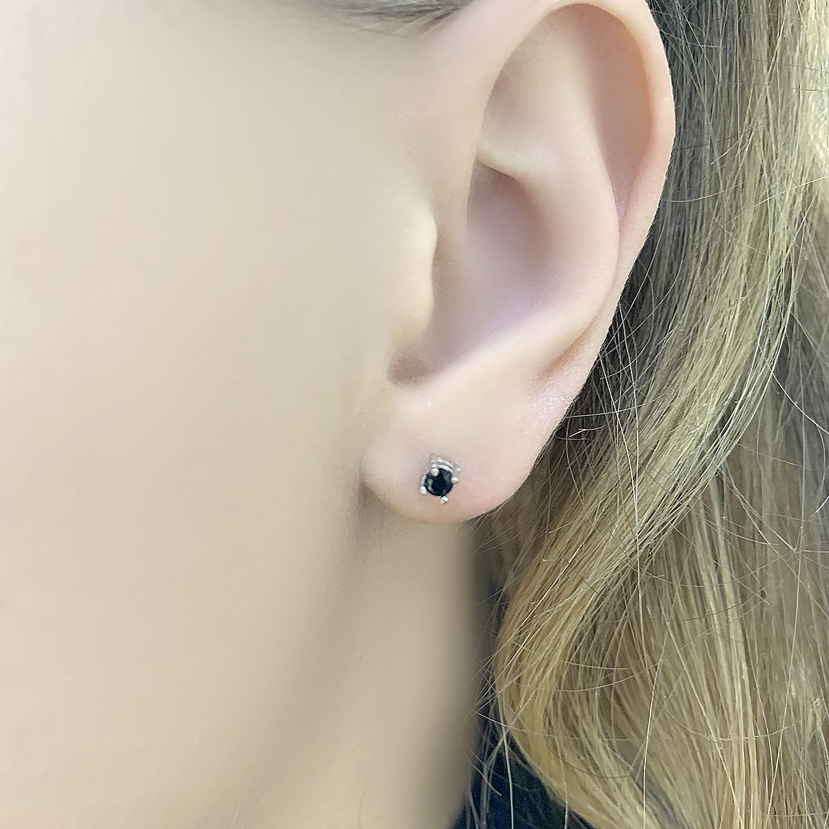 Silver Earrings with Fianites