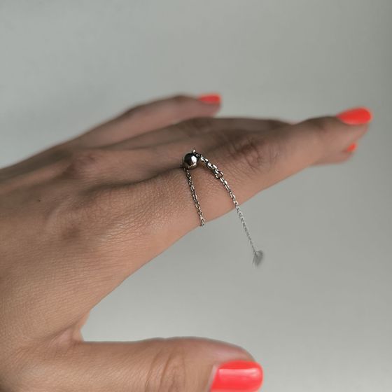 Серебряное кольцо без камней