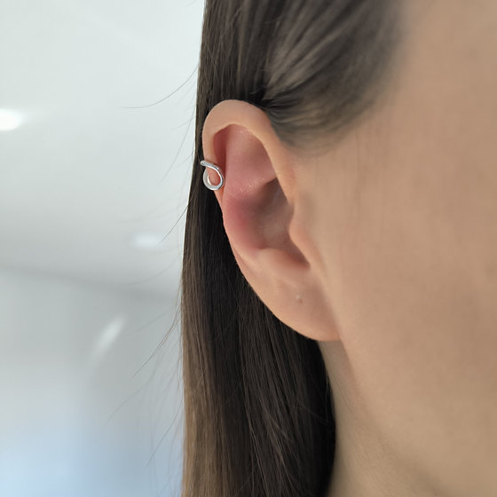 Серебряные серьги без камней