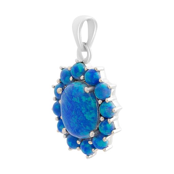 Silver pendant with opal 1.923ct