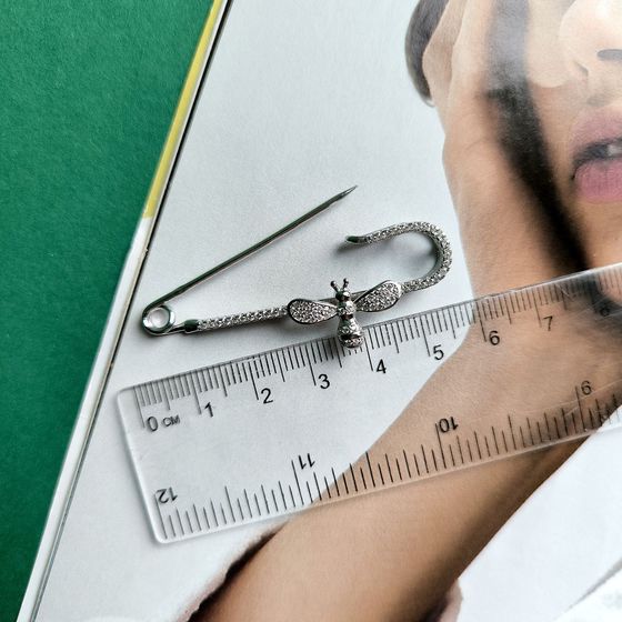 Серебряная подвеска с фианитами