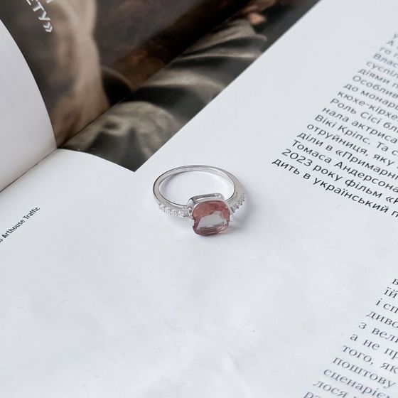 Серебряное кольцо с султанитом 3.064ct