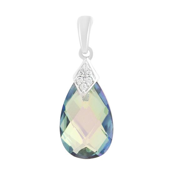 Silver pendant with mystic topaz 3.365ct