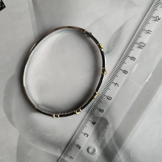 Серебряный браслет с фианитами