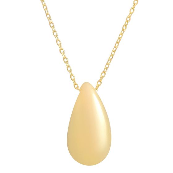 Silver necklace without stones