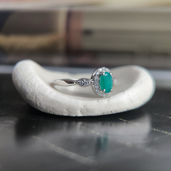Серебряное кольцо с агатом 0.62ct