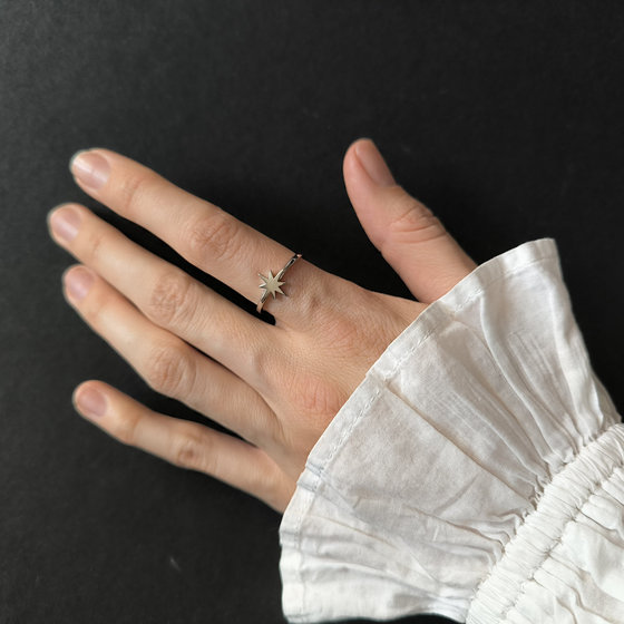 Серебряное кольцо без камней