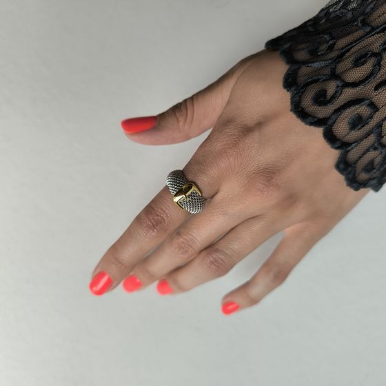 Серебряное кольцо без камней