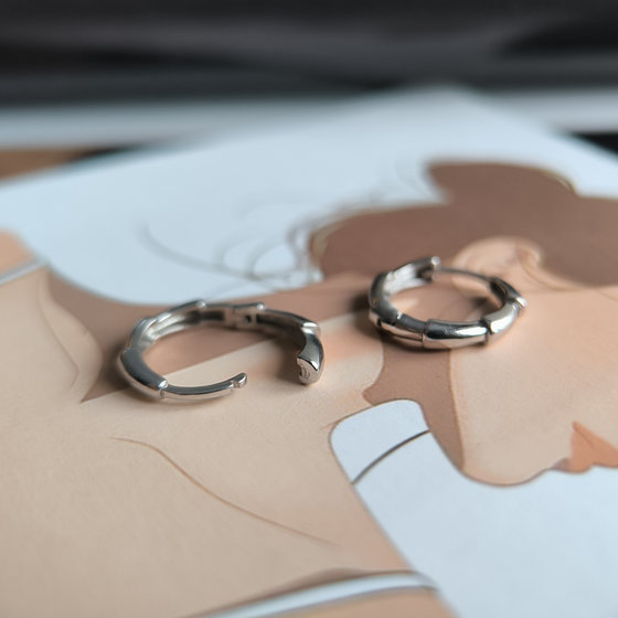 Серебряные серьги без камней