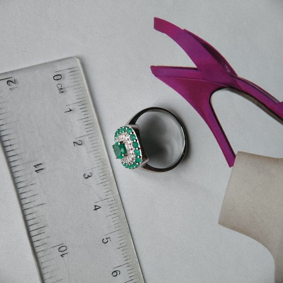 Серебряное кольцо с агатом 1.542ct