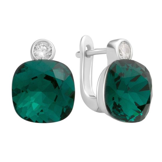 Silver Earrings with Fianites