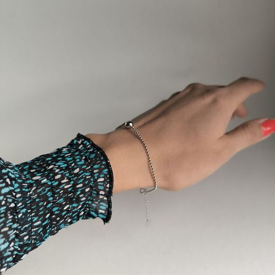 Серебряный браслет без камней