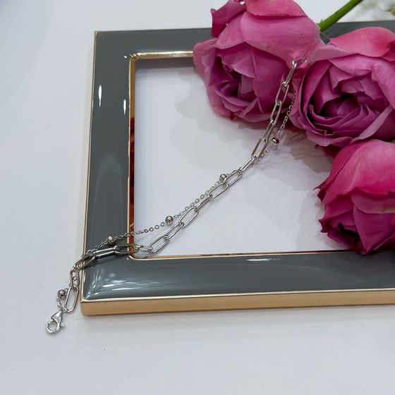 Серебряный браслет без камней