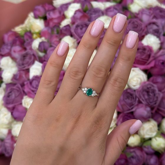 Серебряное кольцо с агатом 1.1ct