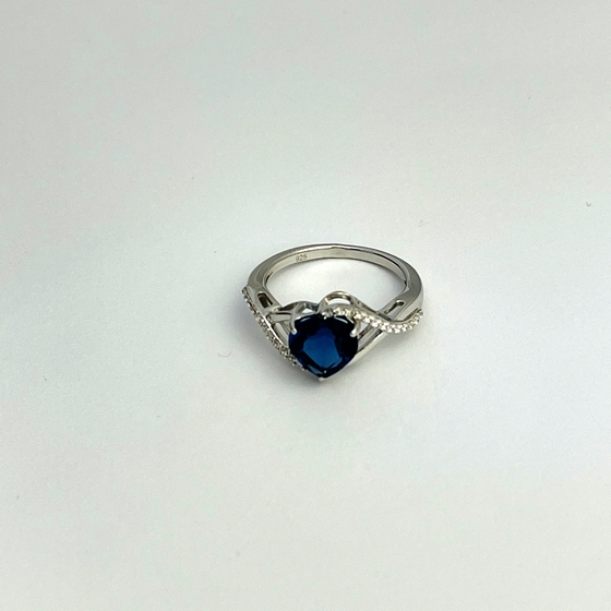 Серебряное кольцо с танзанитом nano 1.866ct
