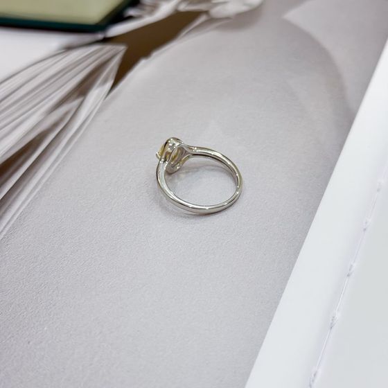 Серебряное кольцо с цитрином nano 0.958ct