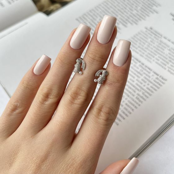 Silver Earrings with Fianites