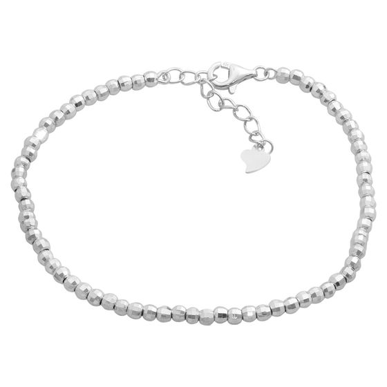 Silver bracelet without stones