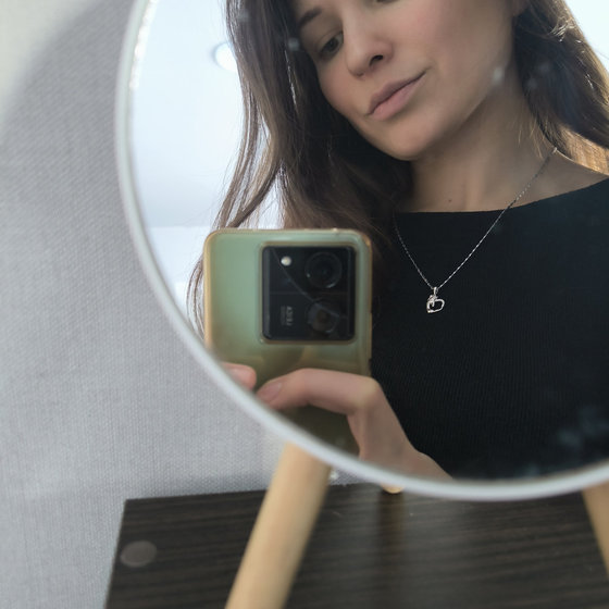 Серебряная подвеска с фианитами