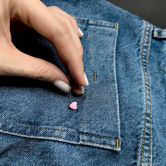 Серебряная подвеска с емаллю