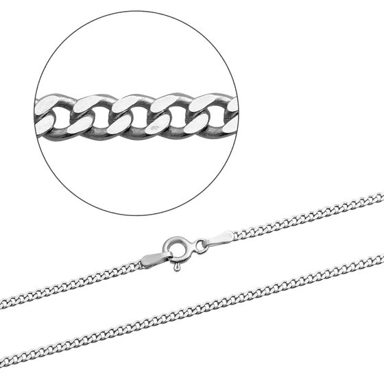 Silver chain without stones