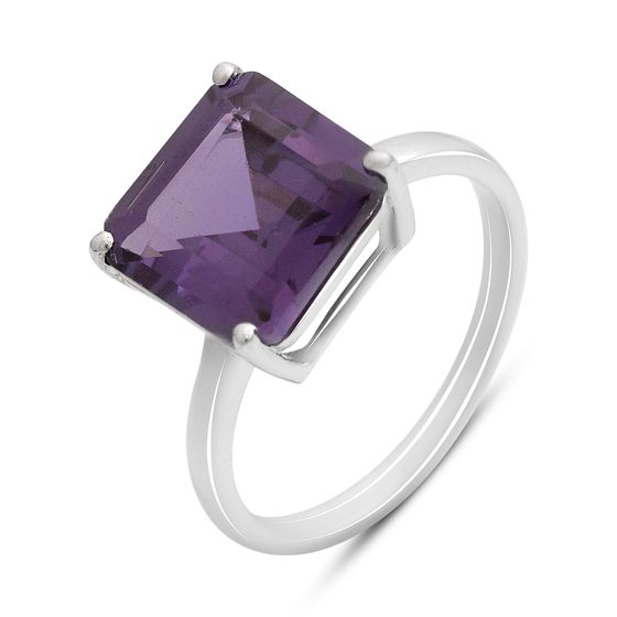 Серебряное кольцо с александритом 6.275ct