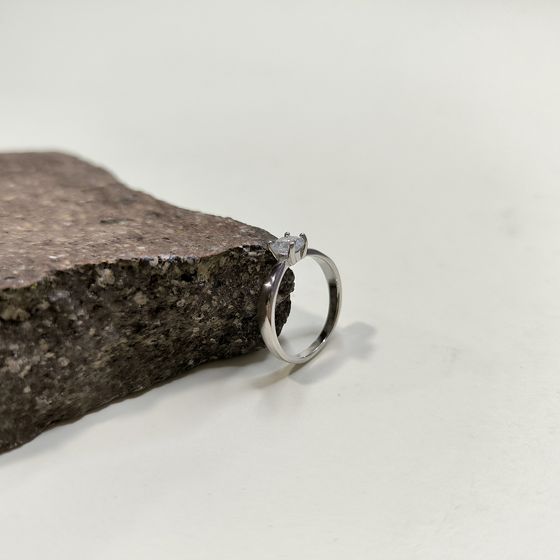Silver Ring with Fianites