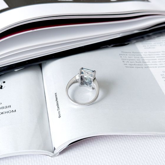 Срібна каблучка з містик топазом 12.237ct