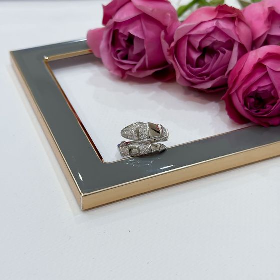 Silver Ring with Fianites