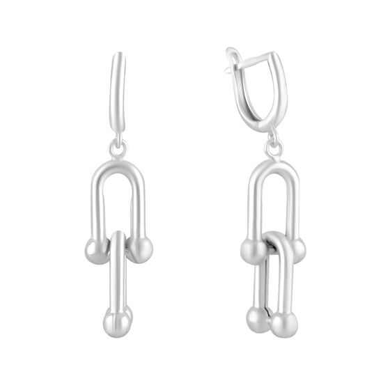 Золотые серьги без камней