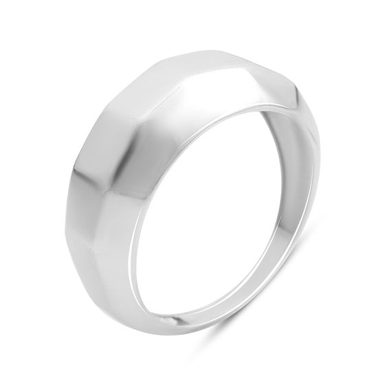 Silver ring without stones