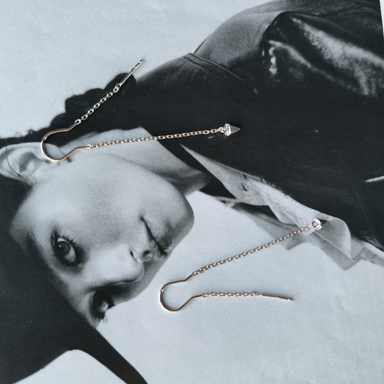 Серебряные серьги без камней