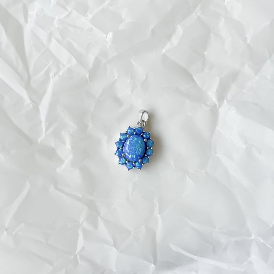 Серебряная подвеска с опалом 1.923ct
