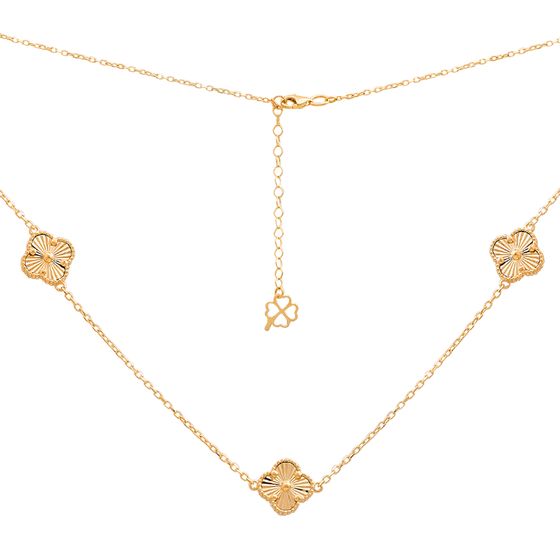 Silver necklace without stones