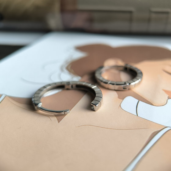 Серебряные серьги без камней